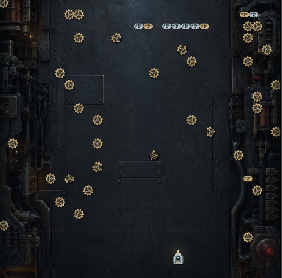 Mechapede mechanical arcade game