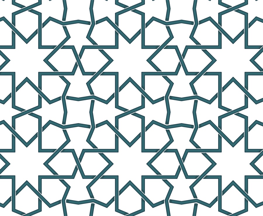 Topkapi Islamic geometric pattern